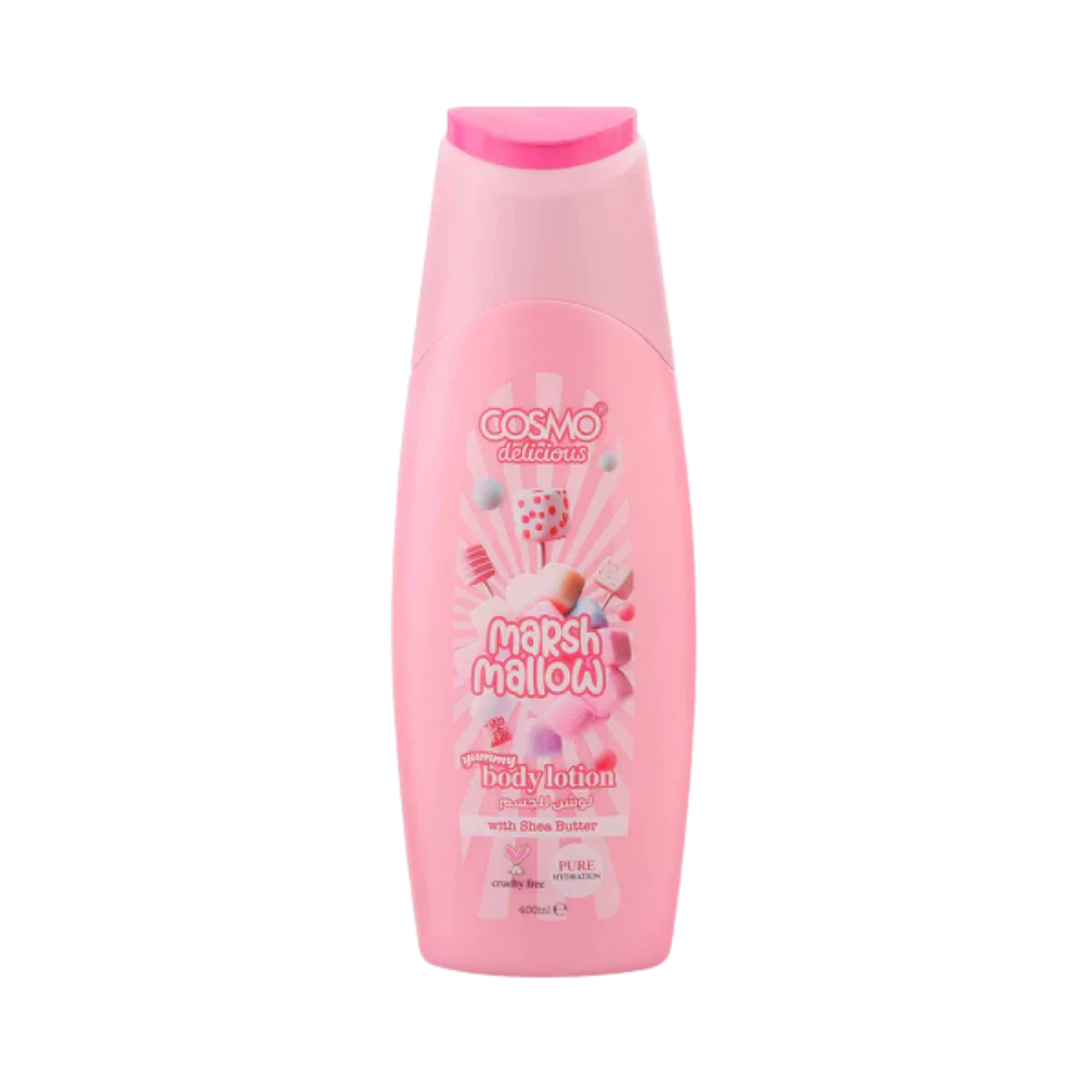 COSMO Marsh Mallow Yummy Body Lotion - 400ml | كوزمو لوشن للجسم برائحة المارشميلو - 400 مل