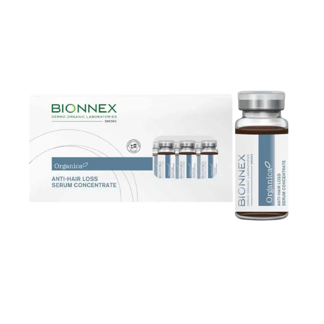 Bionnex Organica Serum For All Hair 12x10ml | بایۆنێکس سیرۆم بۆ چارەسەرکردنی ڕووتانەوەی قژ 12 ئەمپوول - 10 مل