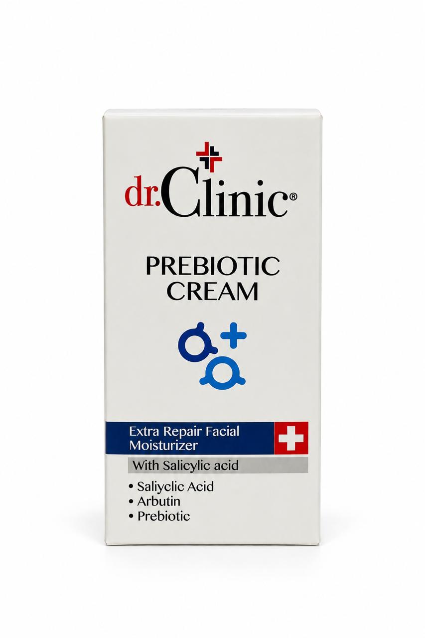 كريم مرطب بريبيوتيك بحمض الساليسيليك من دكتور كلينيك | Dr.Clinic Prebiotic Cream with Salicylic Acid - العبوة
