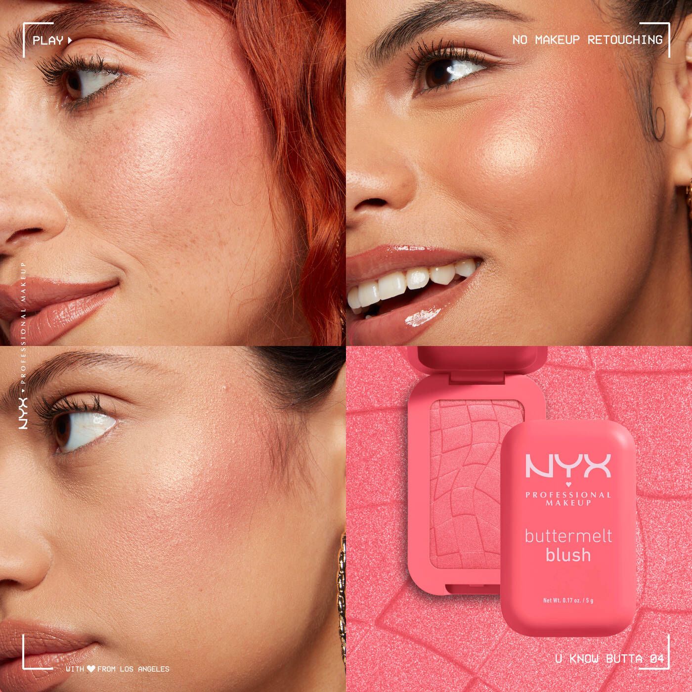 بلاشر باترميلت البودرة بدرجة Getting Butta | NYX Buttermelt Blush Getting Butta