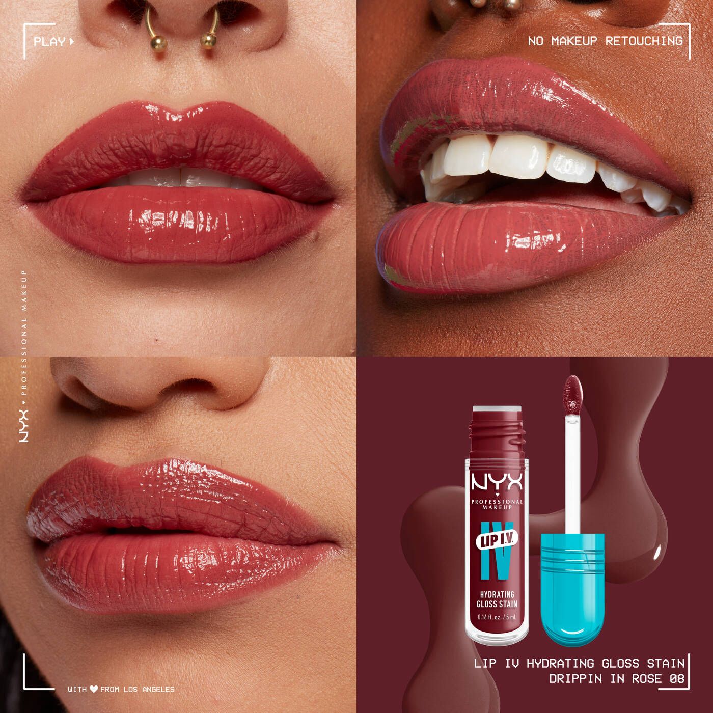 NYX LIP IV HYDRATING GLOSS SERUM 5ml | ان واي اكس كلوس مرطب لامع للشفاه