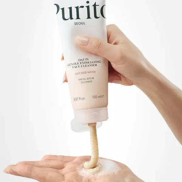 غسول بوريتو سيول المقشّر اللطيف بماء الشوفان | Purito Seoul Oat-In Gentle Exfoliating Face Cleanser 150ml