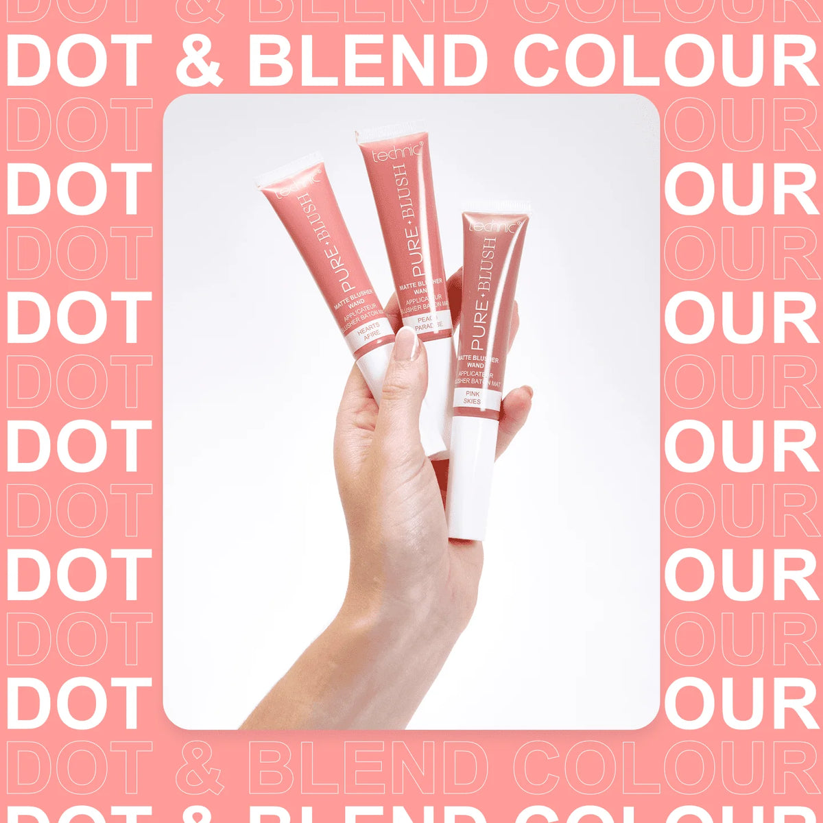 أحمر خدود بيور بلاش عصا من تكنك | Technic Pure Blush Matte Wand