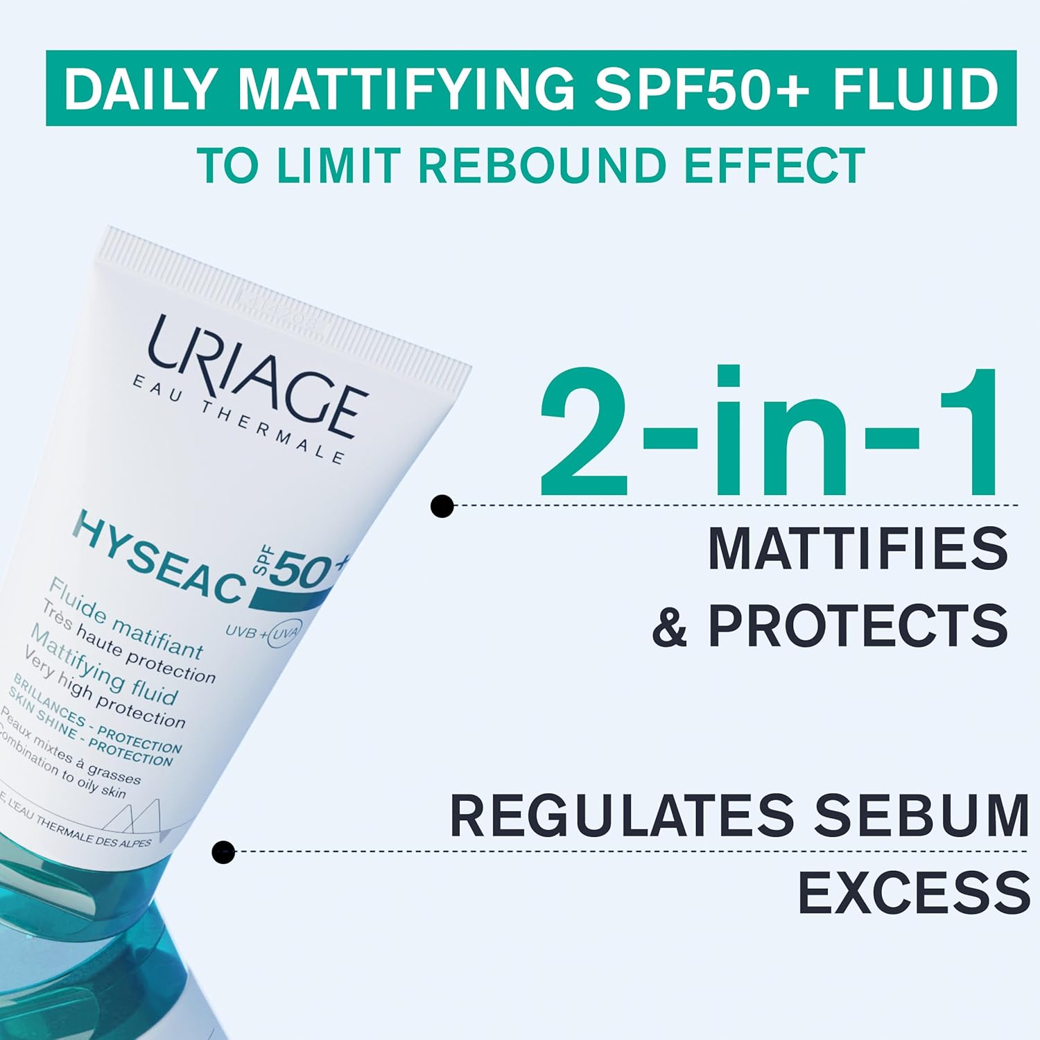 Uriage Hyséac Fluid SPF50+ Sunscreen