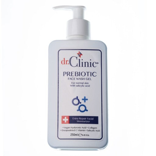 غسول وجه بريبيوتيك بحمض الساليسيليك من دكتور كلينيك | Dr.Clinic Prebiotic Face Wash Gel with Salicylic Acid - العبوة