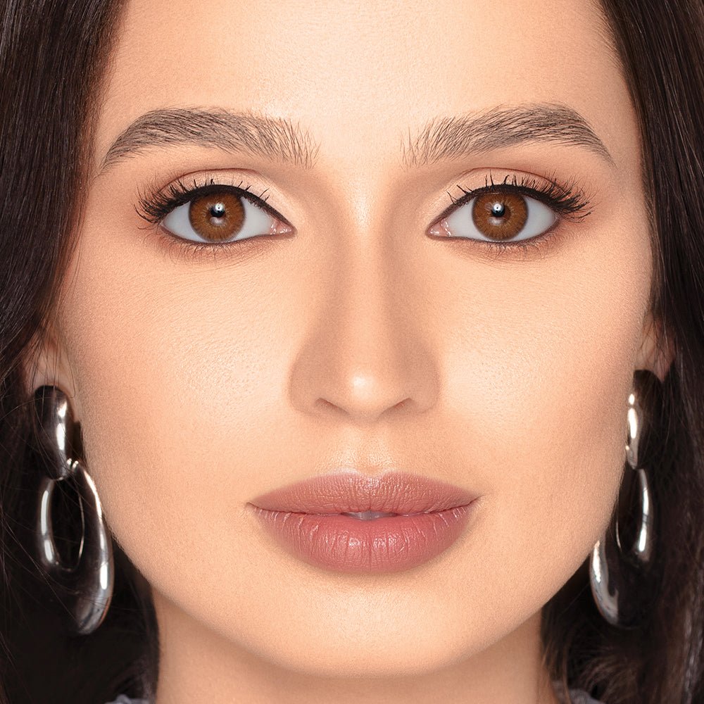 عدسات نجيرال الشهرية | Natural Monthly Contact Lenses لا براون - EROS STORE