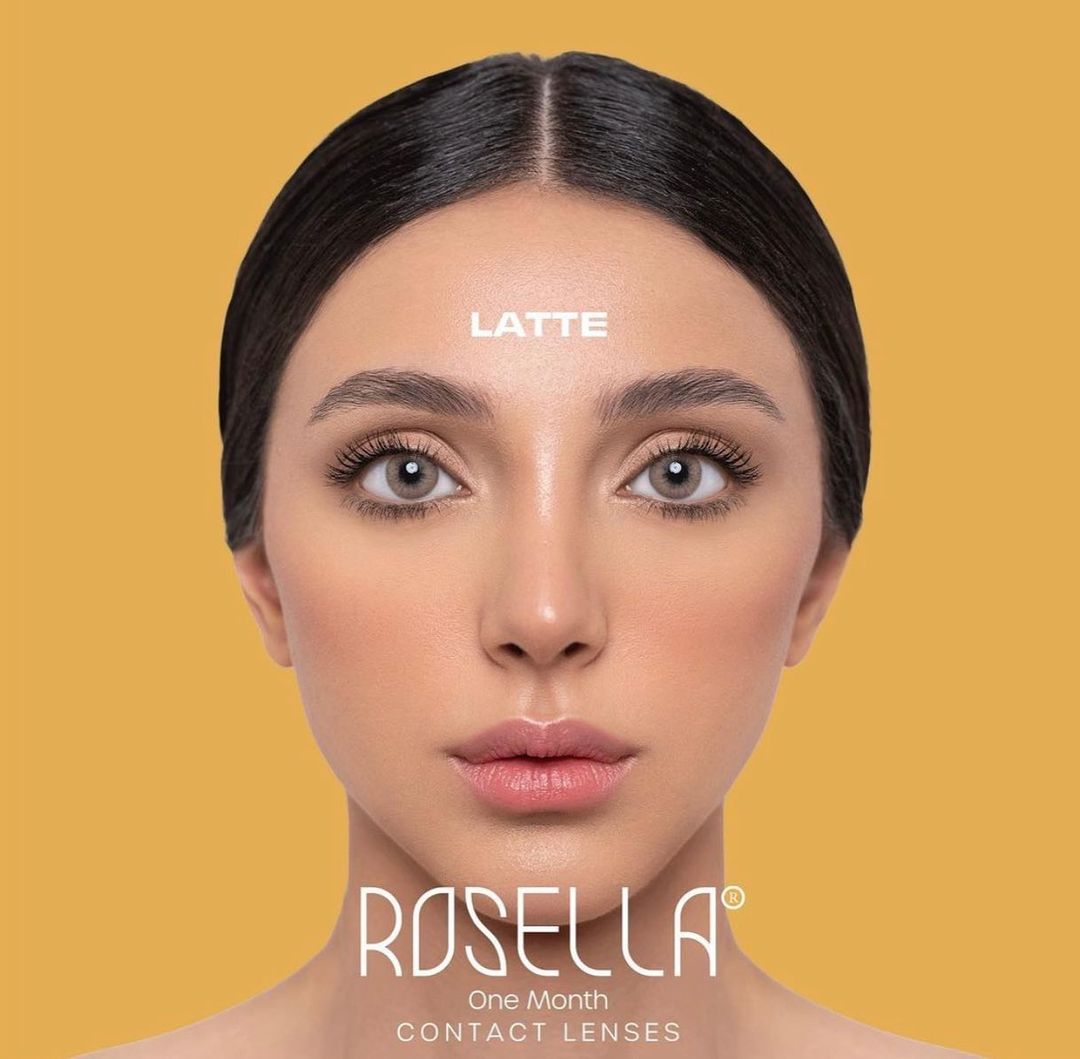 عدسات روزيلا نصف سنوية | Rosella Biannual Contact Lenses LATTE - EROS STORE