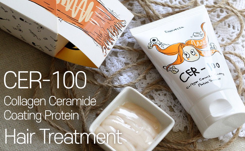 علاج بروتين الشعر بطبقة كولاجين CER - 100 من إليزافيكا | Elizavecca CER - 100 Collagen Coating Hair Protein Treatment - EROS STORE