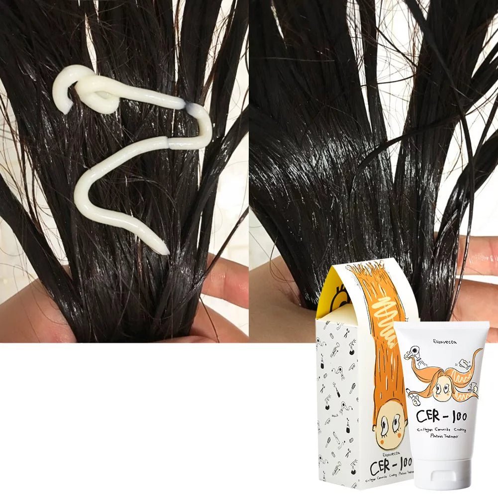 علاج بروتين الشعر بطبقة كولاجين CER - 100 من إليزافيكا | Elizavecca CER - 100 Collagen Coating Hair Protein Treatment - EROS STORE