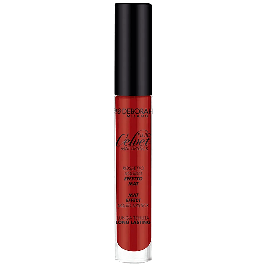 أحمر الشفاه المخملي السائل من ديبورا | Deborah Velvet Matte Liquid Lipstick 14 Dark Red - EROS STORE