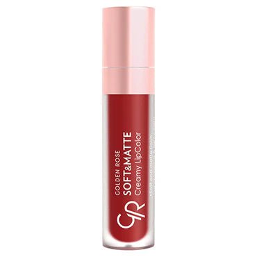 أحمر الشفاه السائل سوفت آند مات كريمي من كولدن روز | Golden Rose Soft & Matte Creamy Lipcolor 104 - EROS STORE