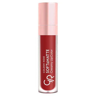 أحمر الشفاه السائل سوفت آند مات كريمي من كولدن روز | Golden Rose Soft & Matte Creamy Lipcolor 114 - EROS STORE