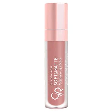أحمر الشفاه السائل سوفت آند مات كريمي من كولدن روز | Golden Rose Soft & Matte Creamy Lipcolor 104 - EROS STORE