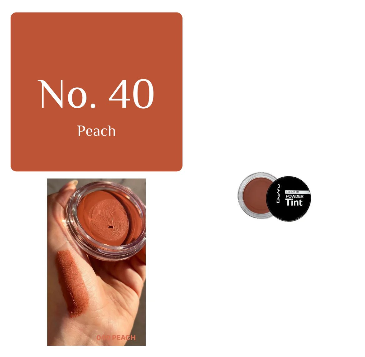 أحمر خدود كريم باودر من بيو | Beyu Cream Powder Blush 20 CHERRY - EROS STORE