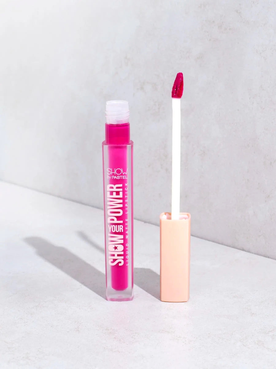 أحمر شفاه SHOW YOUR POWER LIQUID LIPSTICK من باستيل | Pastel SHOW YOUR POWER Liquid Lipstick 606 - EROS STORE