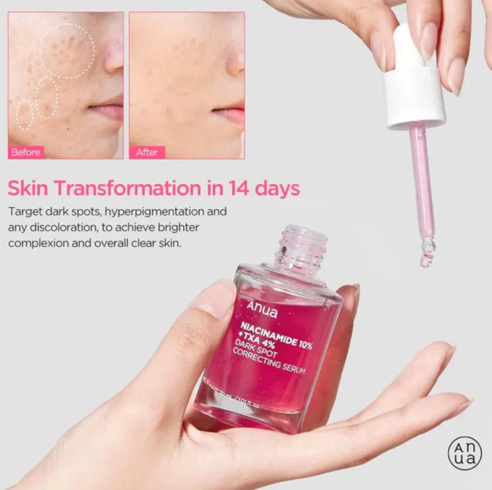 أنوا سيروم النياسيناميد 10% + حمض الترانكسميك 4% - 30 مل | Anua Niacinamide 10% + TXA 4% Serum - 30ml 30 مل - EROS STORE