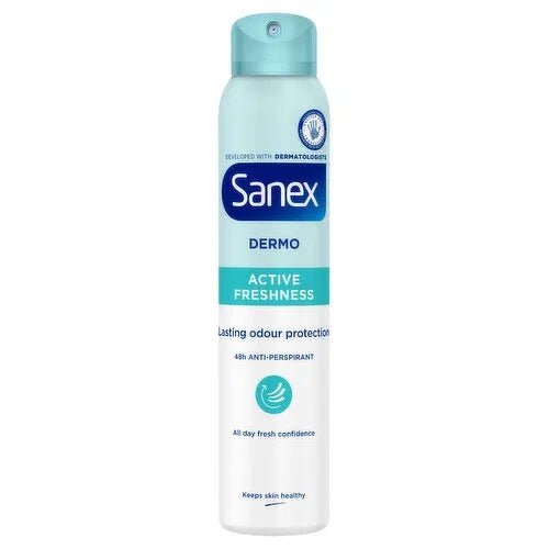 Antiperspirant Spray Dermo Active Fresh 48 h – 200 ml | بخاخ مزيل العرق ديرمو أكتيف فريش ٤٨ ساعة – ٢٠٠ مل 200مل - EROS STORE