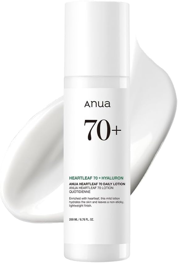 ANUA HEARTLEAF 70 DAILY LOTION | لوشن أنوا بخلاصة عشبة الهارت ليف 70٪ ترطيب يومي وتهدئة للبشرة 200مل - EROS STORE