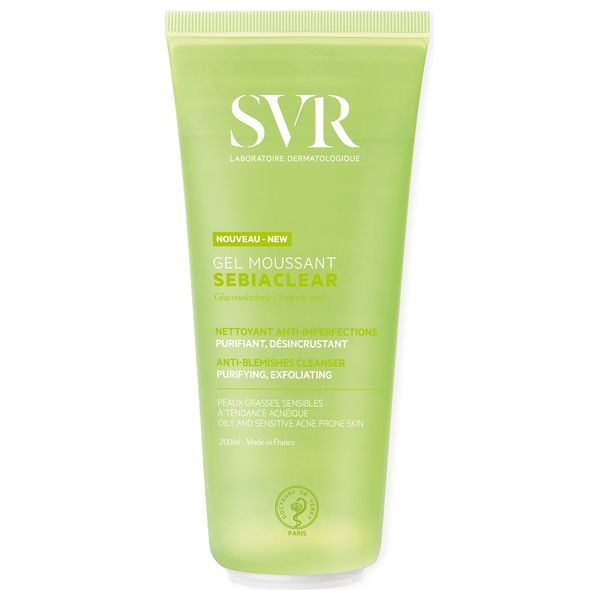 إس في آر سيبياكلير جل منظف للبشرة الدهنية والمختلطة | SVR Sebiaclear Gel Moussant 200 مل - EROS STORE