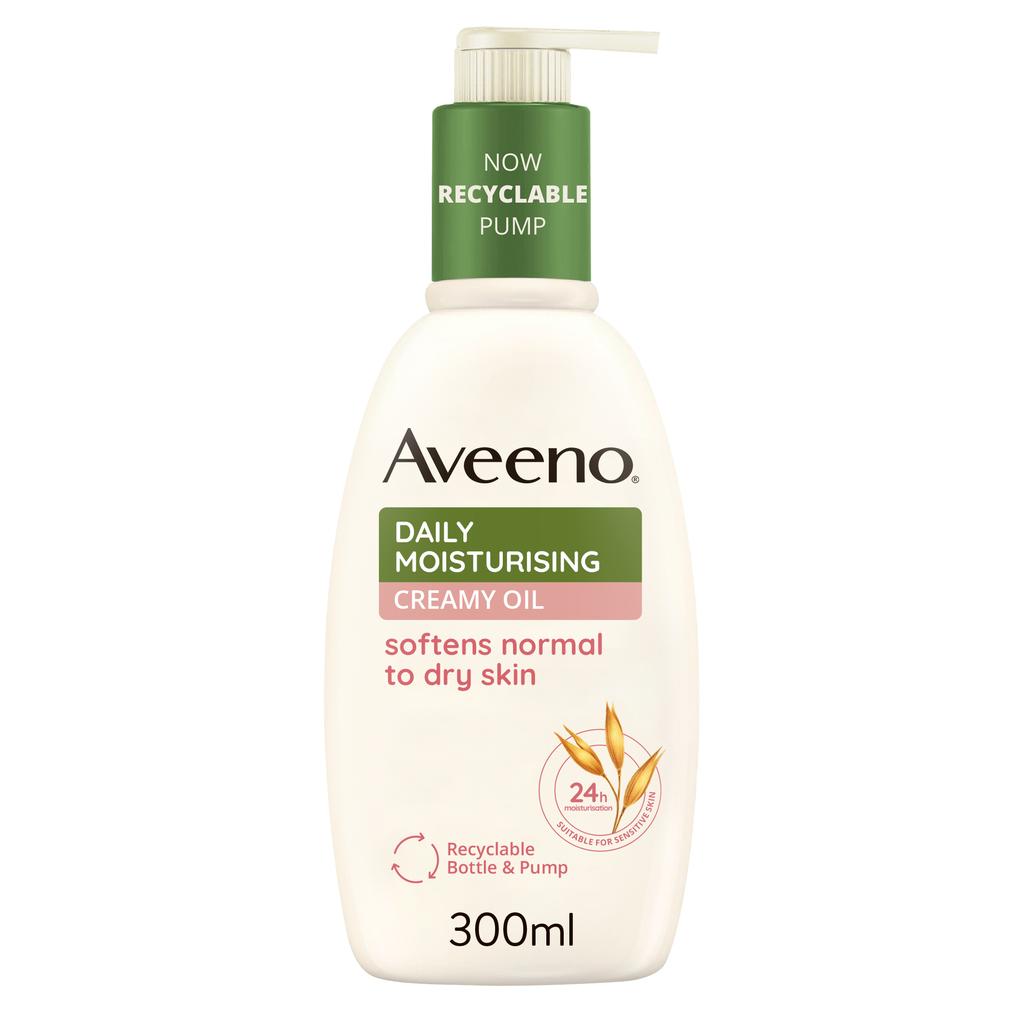 AVEENO Daily Moisturising Creamy Oil | أفينو كريم زيت الترطيب اليومي 300 مل - EROS STORE