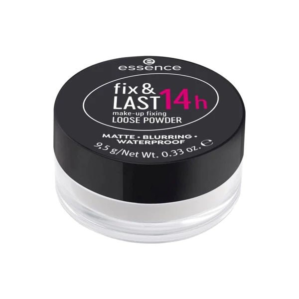 ايسنس لوس باودر لتثبيت المكياج فيكس اند لاست 14 ساعة | Essence Fix & Last 14H Loose Setting Powder - EROS STORE