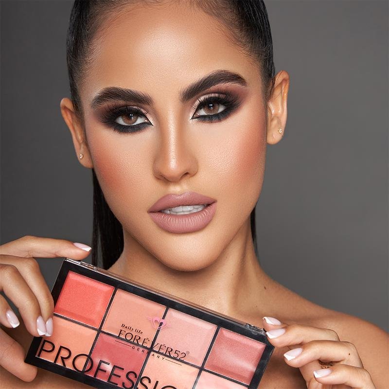 باليت أحمر الخدود سبوت لايت 8 ألوان SPB001 من فوريفر 52 | Forever52 Spotlight Blush Palette 8 Shades - SPB001 - EROS STORE