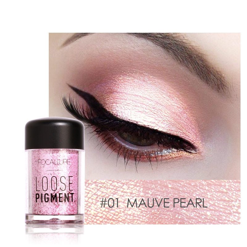 باودر كلتر للعيون من فوكالور | Focallure Powder Glitter Eyeshadow 1 - EROS STORE
