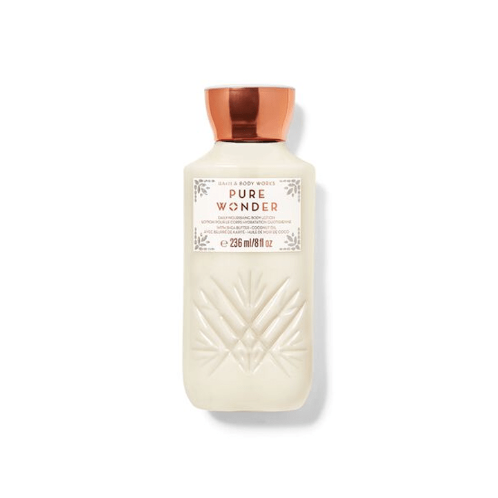 Bath & Body Works Daily Nourishing Body Lotion - 236ml | باث اند بودي وركس لوشن للجسم مغذي و مرطب - 236 مل Pure Wonder - EROS STORE