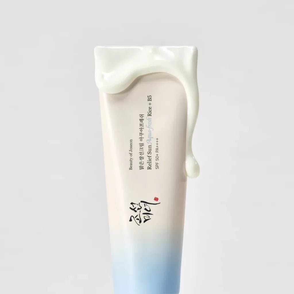 Beauty of Joseon Relief Sun Aqua Fresh Rice + B5 SPF50+ - 50ml | بيوتي اوف جيسون واقي شمسي بمستخلص ماء الأرز spf50+ - 50 مل 50 مل - EROS STORE