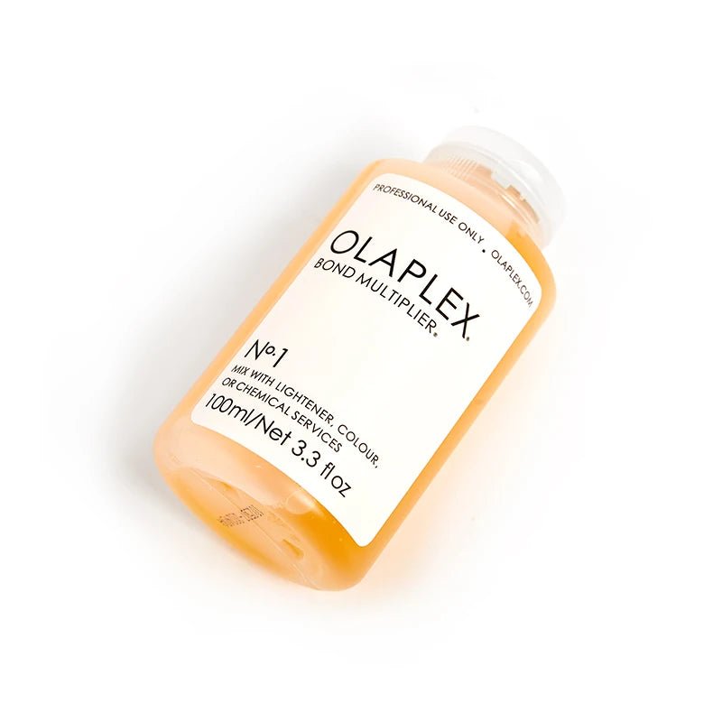 بكج إصلاح الشعر المطاطي والمحروق N°1 وN°2 من أولابلكس | Olaplex Bond Multiplier No.1 & Bond Perfector No.2 N1*100 + N2*200 - EROS STORE