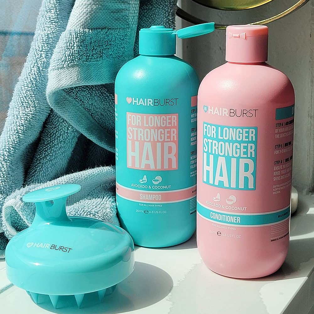 بكج شامبو وكوندشنر من هيربيرست | Hairburst Shampoo & Conditioner Duo شامبو 350 مل + كوندشنر 350 مل - EROS STORE
