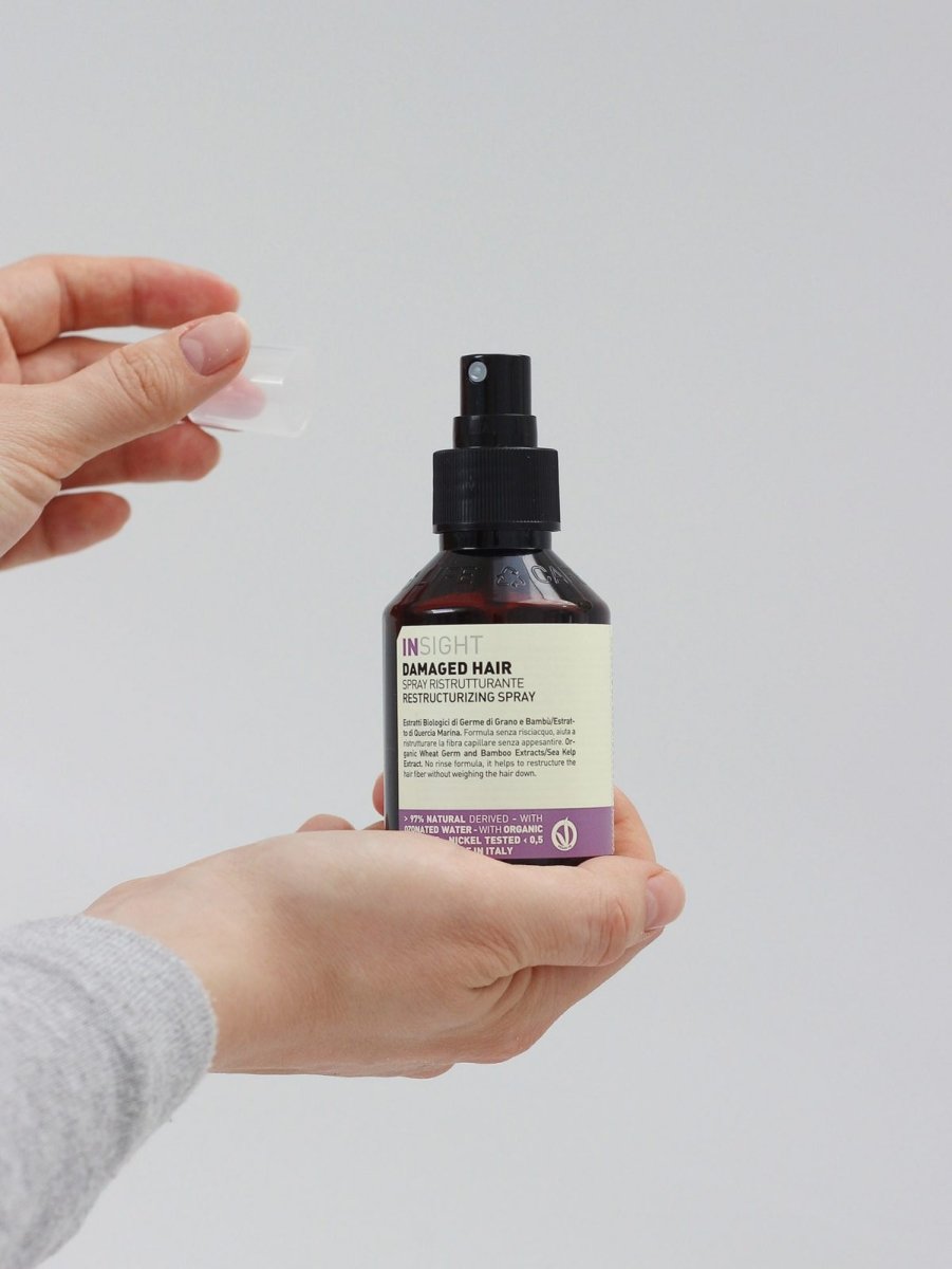 بخاخ مصفف ومعالج لإحياء الشعر التالف وإضافة اللمعان من إنسايت | INSIGHT Styling and Repair Spray 100 مل - EROS STORE