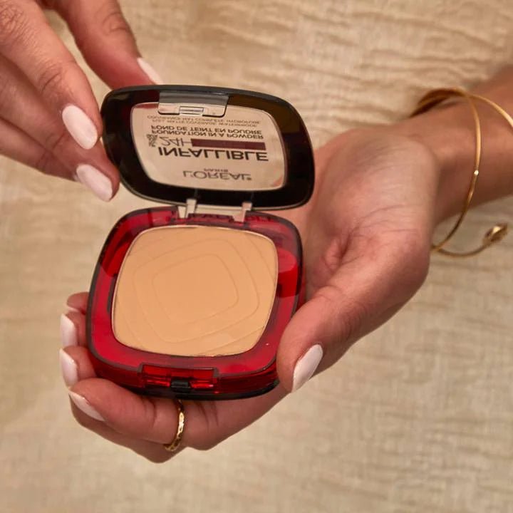 بودرة أساس فريش وير 24 ساعة من لوريال | L'Oréal Fresh Wear 24 - Hour Foundation Powder 10 - EROS STORE