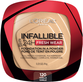 بودرة أساس فريش وير 24 ساعة من لوريال | L'Oréal Fresh Wear 24 - Hour Foundation Powder 120 - EROS STORE