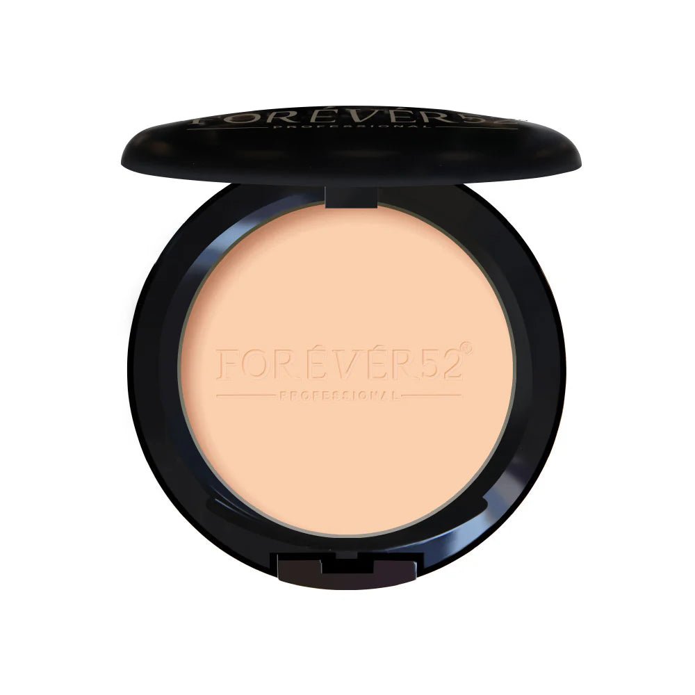 بودرة مضغوطة تو وي كيك من فوريفر 52 | Forever52 Two Way Cake Compact Powder لون فاتح مع لمسة صفراء - 001 - EROS STORE