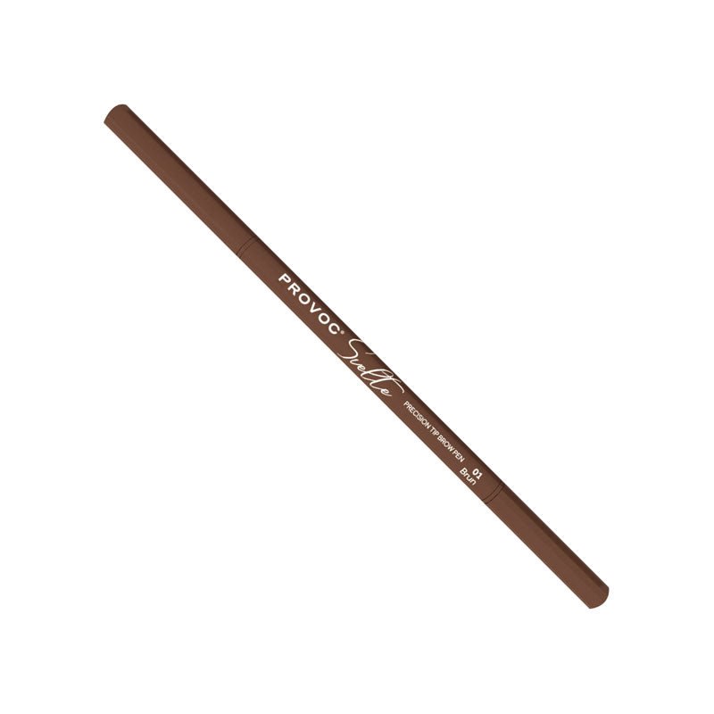 بروفوك قلم تحديد الحواجب | PROVOC SVELTE Precision Tip Brow Pen 01 Brun - EROS STORE