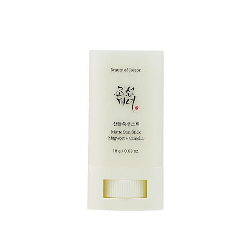 بيوتي أوف جوسون ستيك واقي شمس غير لامع بالماغورت والكاميليا - 18 جرام | Beauty of Joseon Matte Sun Stick: Mugwort + Camellia - 18g 18 غم - EROS STORE