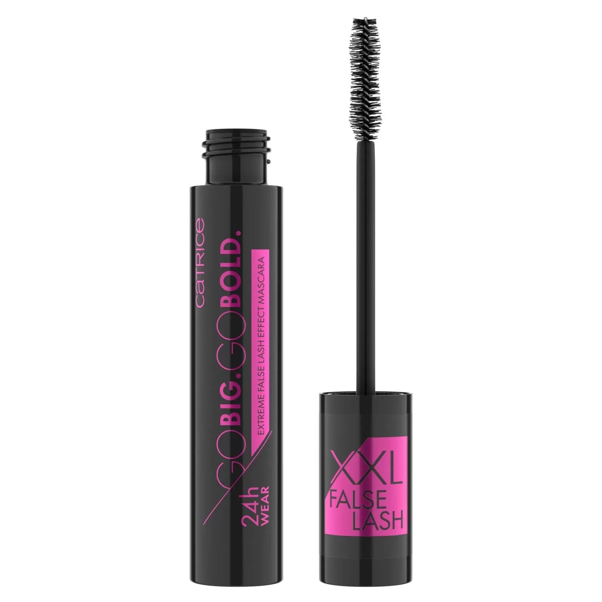 Catrice Go Big. Go Bold. 24H Wear Extreme False Lash Effect Mascara | كاتريس ماسكارا ديب بلاك إكستريم فوليوم تدوم 24 ساعة اسود - EROS STORE