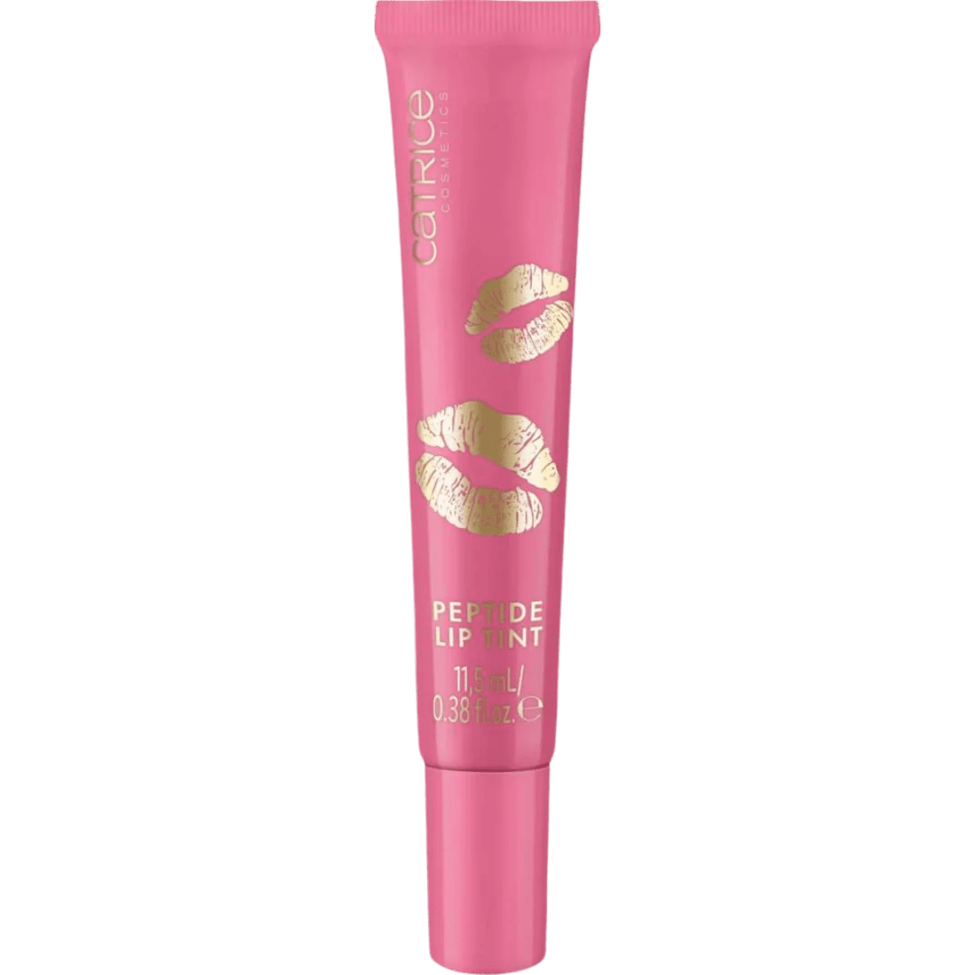 Catrice Lip Gloss - Kiss & Glow - Peptide Lip Tint - 11,5 ml | كاتريس ليب غلوس - كيس آند جلو - بيبتايد ليب تينت - 11.5 مل C03 Kiss Alert - EROS STORE