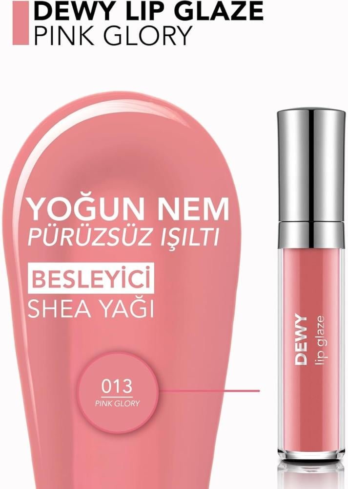 Dewy Lip Glaze by flormar | كلوس شفاه فلورمار ديوي ليب جلايز 13 - EROS STORE