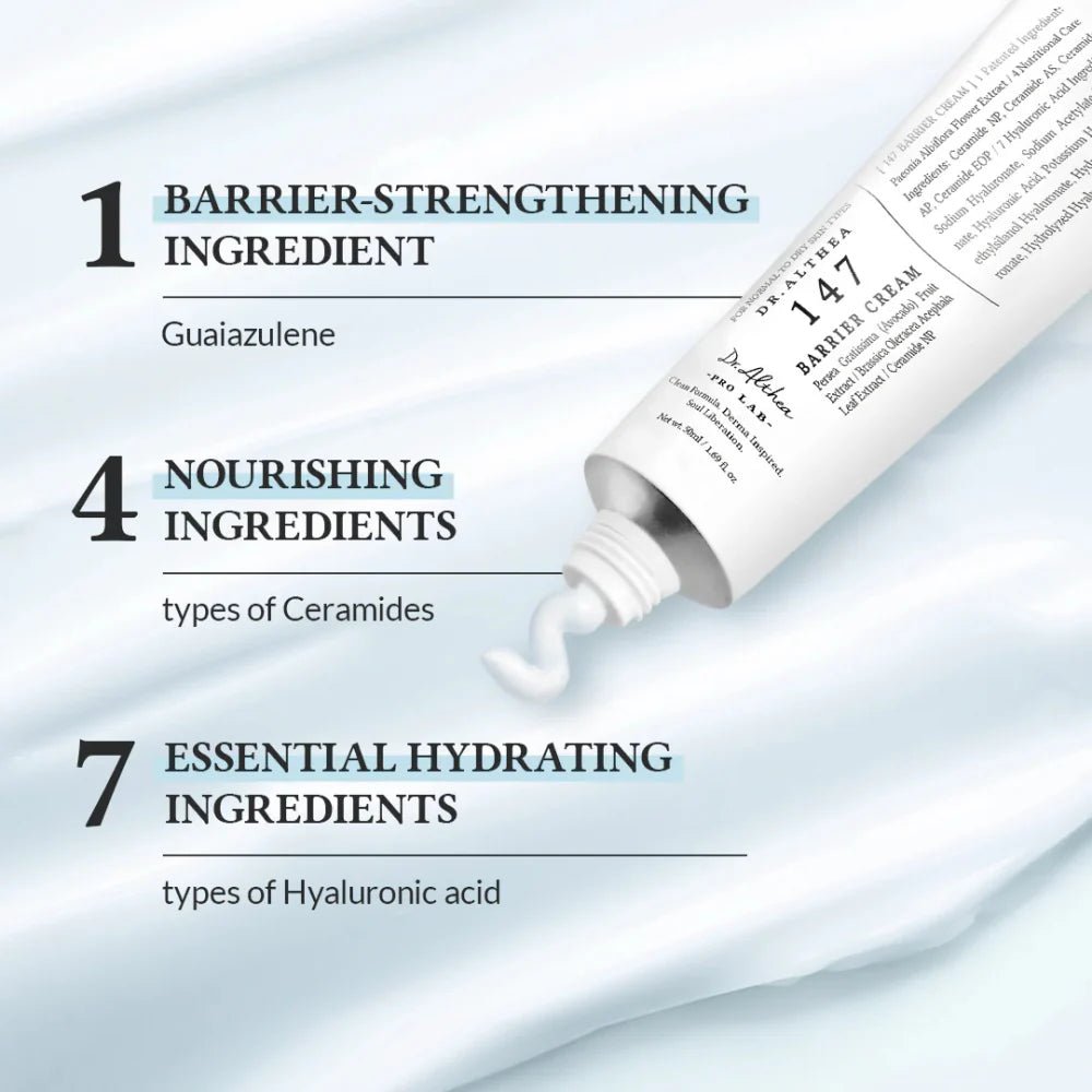 دكتور ألتيا كريم 147 لحماية البشرة العميقة و الترطيب الفعال - 50 مل | Dr. Althea Cream 147 Barrier Deep Moisturizing and Effective Skin Barrier Protection - 50ml 50 مل - EROS STORE