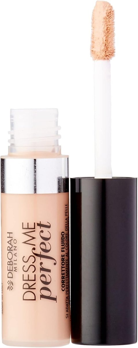ديبورا ميلانو - دريس مي بيرفكت - كونسيلر سائل | Deborah Milano Dress Me Perfect Liquid Concealer ' - 03 مشمشي - بيج مع إضافة درجات صفراء. - EROS STORE