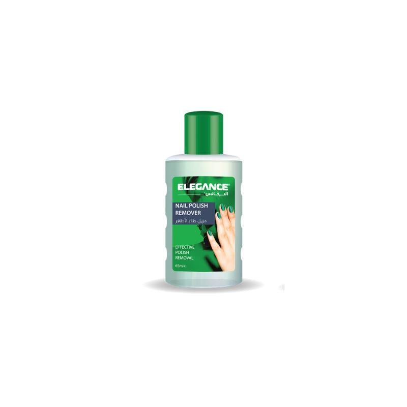 Elegance Nail Polish Remover 65 ml | إيليغانس مزيل طلاء الأظافر 65 مل اخضر - EROS STORE