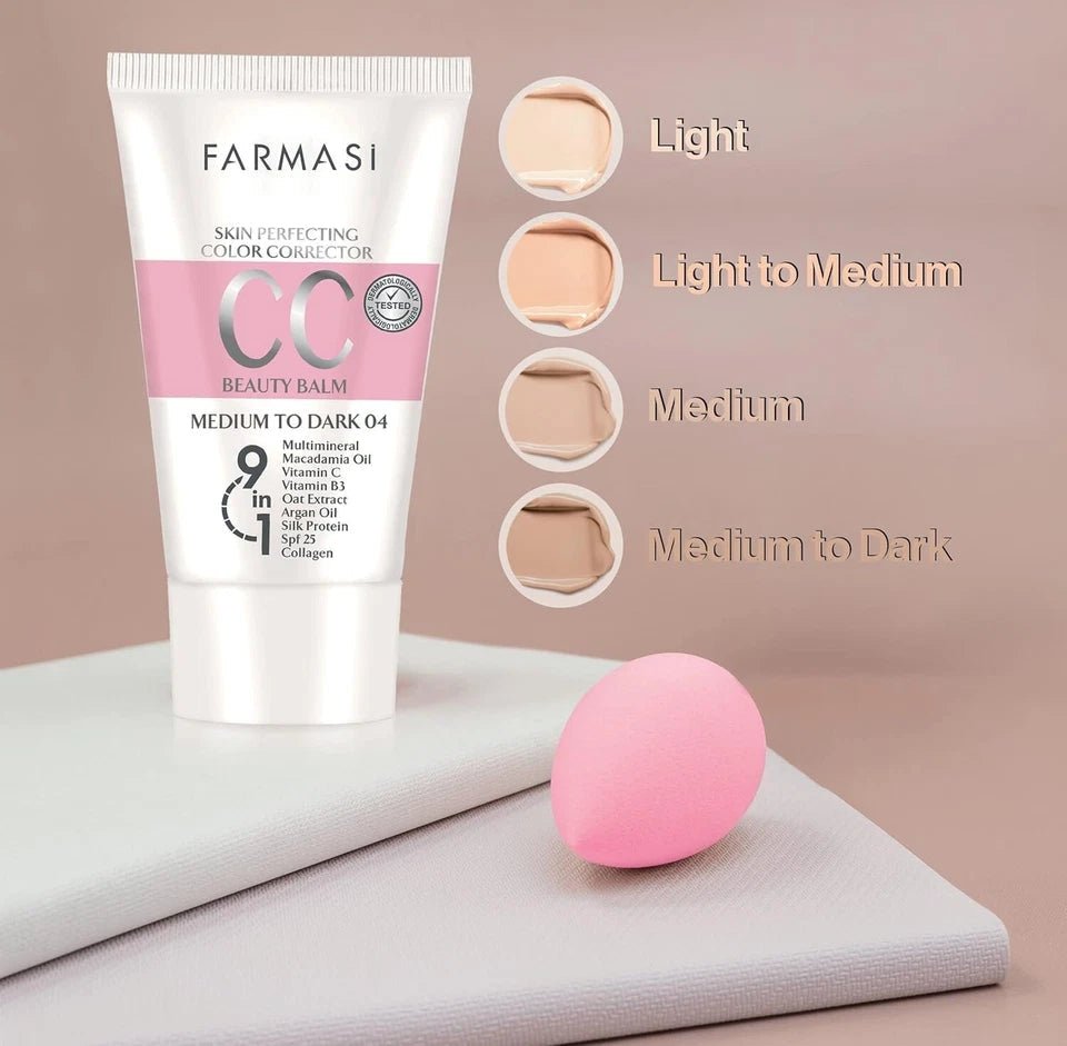FARMASI CC Color Control Cream Foundation Balm - 50ml | فارماسي سي سي كريم - 50 مل 50 مل - EROS STORE