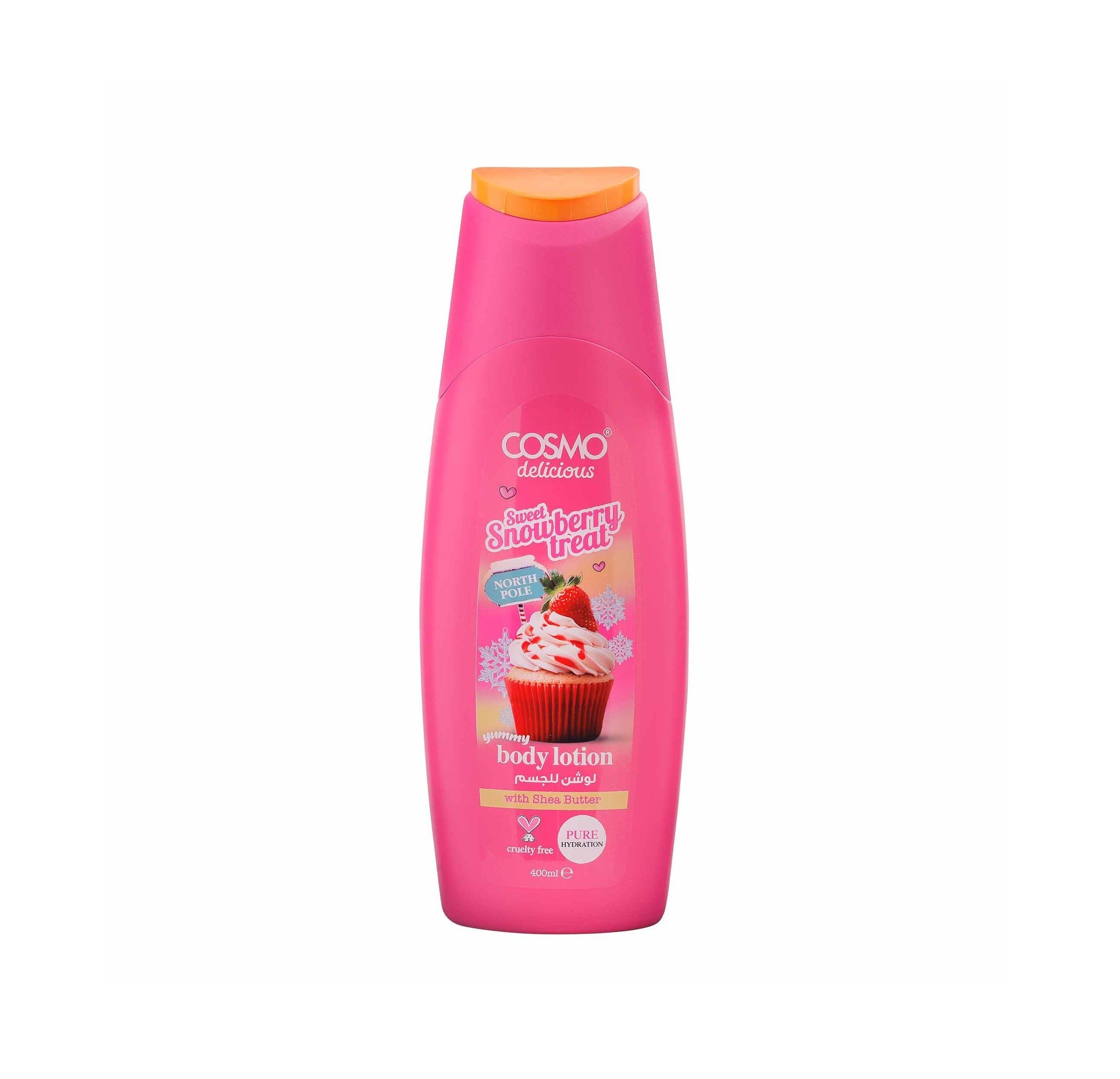 COSMO Delicious Sweet Snowberry Treat Body Lotion 400ml كوزمو لوشن مرطب للجسم برائحة التوت الثلجي