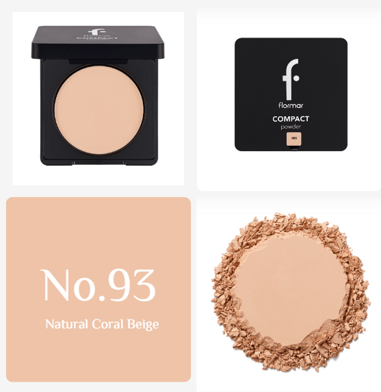 FLORMAR C.POWDER COMPACT POWDER - 11G | فلورمار سي كومباكت باودر - 11 غرام 93 - EROS STORE