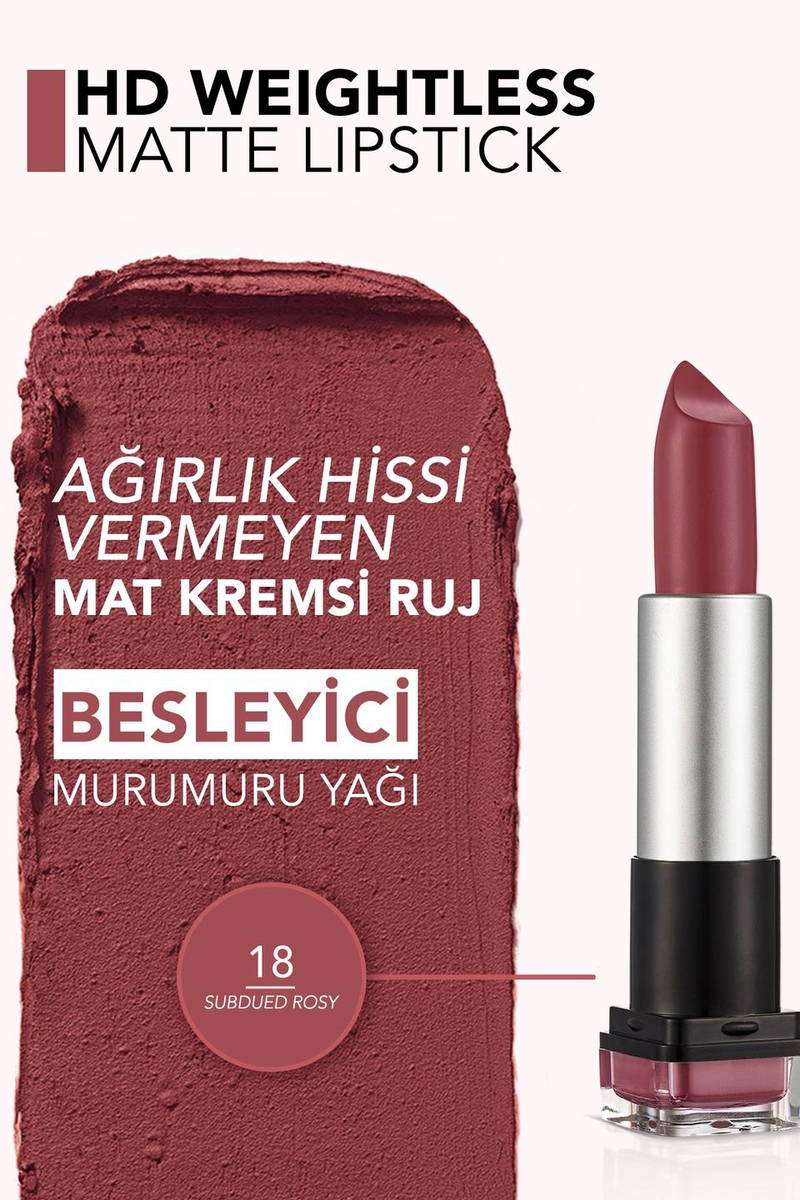 Flormar Matte Stick Lip Pencil قلم شفه ستيك مات فلورمار 18 - EROS STORE