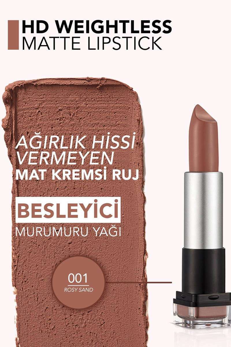 Flormar Matte Stick Lip Pencil قلم شفه ستيك مات فلورمار 01 - EROS STORE