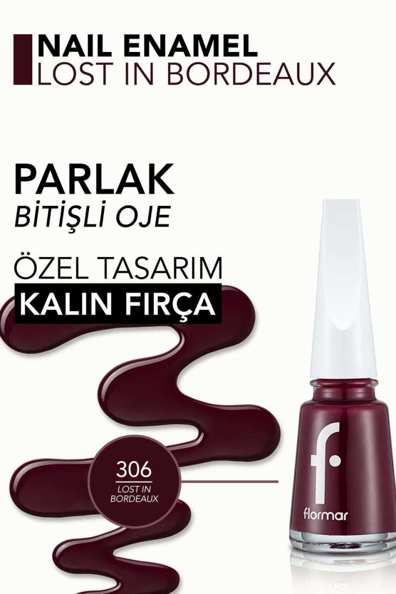 Flormar Nail Enamel | فلورمار صبغ اظافر 306 - EROS STORE