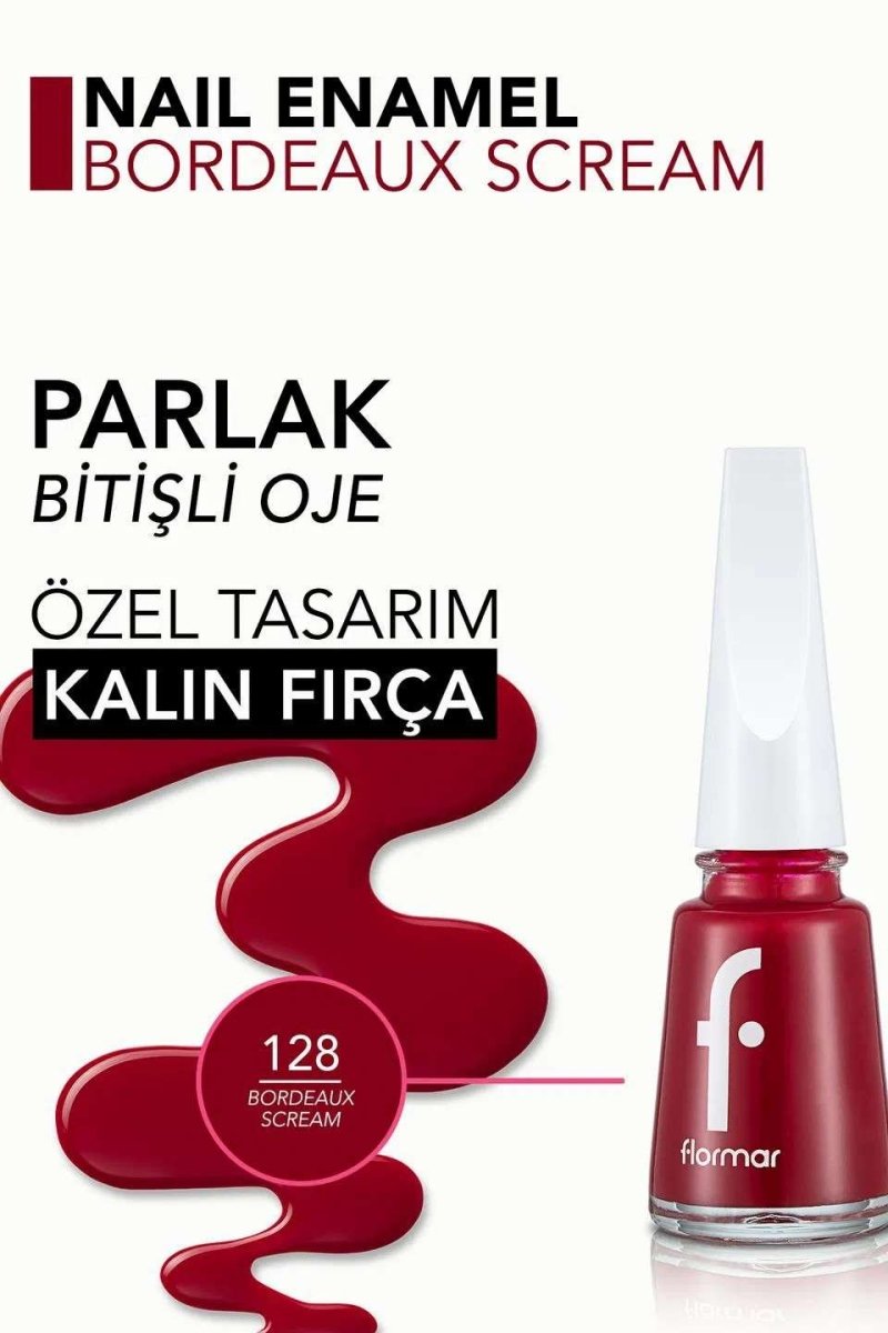 Flormar Nail Enamel | فلورمار صبغ اظافر 128 - EROS STORE